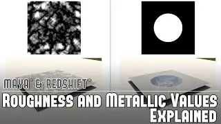 Redshift w/Maya #6: Redshift Materials - Roughness & Metallic Values Explained (Metalness Workflow)