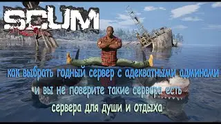SCUM Сервера! что выбрать новичку для комфортной игры, так же советы где не стоит играть.