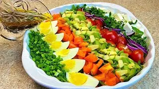 Dieses Rezept kennen nur wenige! Das Rezept für einen leckeren Avocadosalat  Gesund und lecker!