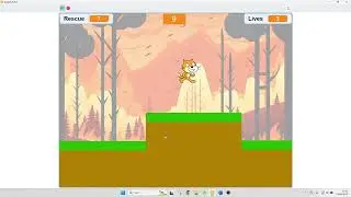 Fire Escape - Simple platformer using scratch