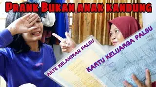 PRANK ISMI BUKAN ANAK KANDUNG MAMA! MUNGUT DITONG SAMPAH | SAMPE NANGIS KEJER
