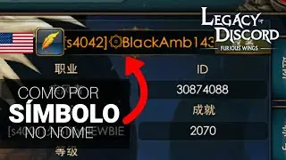Símbolos no nome, como por? | Legacy of Discord symbols