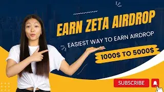 Earn Zeta Airdrop. Airdrop Is Confirmed Dont Miss This Money making opportunity