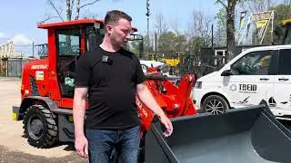 ОБЗОР компактного фронтального погрузчика REDSTAR 150