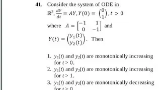 Csir Net Dec.-2015|Complete Sol. ODE|Part-B|Q.no.-42|code-A