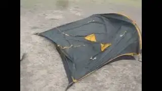 Палатка в штормовых условиях