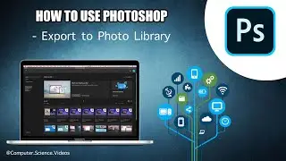 How to DIRECTLY Export a Photo from Photoshop to Your Photo Library | New