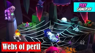 Webs of Peril || Tiny Robots: Portal Escape (Android, iOS)