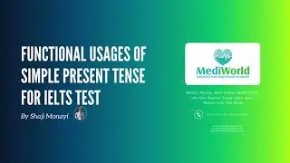functional usages of simple present tense for IELTS test