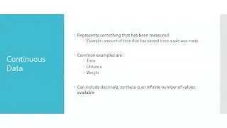 Discrete Data vs. Continuous Data