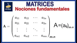 MATRICES: Nociones Fundamentales