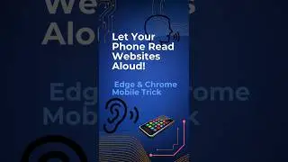 Let Your Phone Read Websites Aloud! (Edge & Chrome Mobile Trick) 
