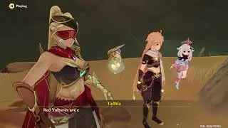 The Falcons Hunt and The Fallen Falcon Quest World [ Genshin Impact ]