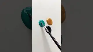 which color is your favourite?💚💛🖤 #art #acrylic #satisfying #colormixing #tiktok #reels #shorts
