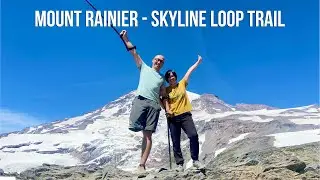 Hiking at Skyline Loop Trail, Mt. Reinier