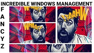Fancy zones, advanced free Windows 10 desktop management with power toys!