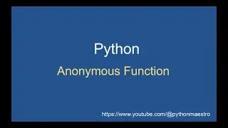 Python Anonymous Function - How-to Write Lambda Expression in Python