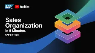 || Sales Organisation | T-Code = OVX5 | SAP SD Concepts in 5 Minutes ||