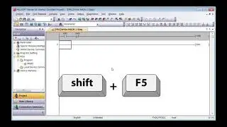 12 of 19 Your First PLC   GX Works2   Program Using the Function Key