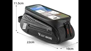 Bicycle Bag 6 0 7 2 Inch Phone Bag Waterproof Front Frame Cycling Bag Sensitive Touch Screen