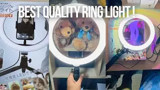 ring light review 2023!