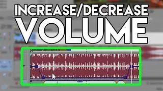 How to adjust the audio volume in Sony Vegas