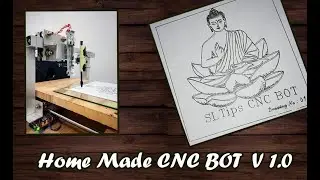 CNC Pen Plotter Draws Lord Buddha