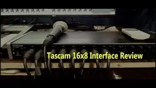 Tascam 16x8 Audio Interface Review With Live Drum Recording in Cubase