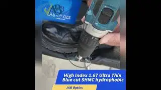 JAB Optics High Index 1.67 Ophthalmic Eyeglasses Lens ( 40% Lighter & Thinner) Super Hydrophbic AR