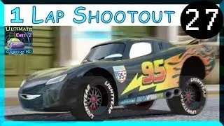 Carbon Fiber Lightning McQueen Cars 2 Game One Lap Shootout On Hyde Tour Part 27
