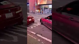 M5 Launch in NYC #timessquare #m5 #nyc #car