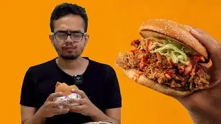 TRYING THE MAJOR GENERAL BURGER FROM FULL'R | FRIED CHICKEN BURGER IN COLOMBO SRILANKA