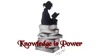 Knowledge is Power || Sandy's Gallery #drawing #sketch #art