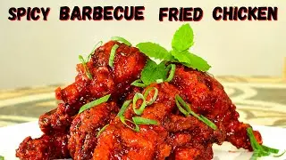 HOW TO MAKE CRISPY FRIED BARBECUE CHICKEN