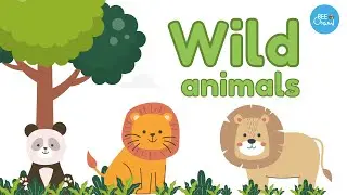 Wild animals from A to Z - Learn English for kids
