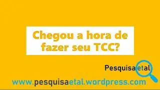 TCC - dicas