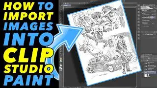 How to Add an Image in Clip Studio: Importing Art