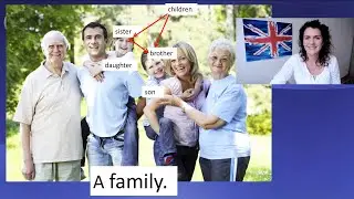 🇬🇧Family members in English vocabulary - Lesson 17, A1 Beginner