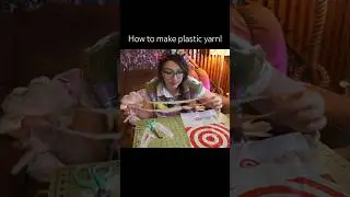 Fun way to recycle and get free yarn!