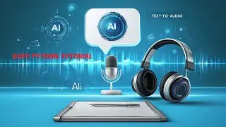Create Text-to-Audio Generator Apps with AI And Python  in Minutes!