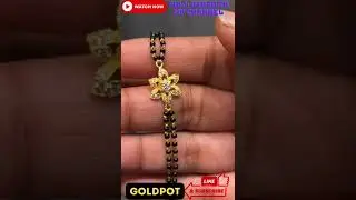 Mangalsutra Bracelet | Modern Gold Bracelet Designs For Women #goldpot #gold #goldbraceletforwomen
