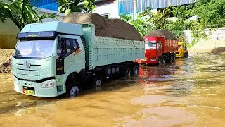 Xe Ô Tô Tải Điều Khiển, Ô Tô Xe Tải Bự, Xe Cẩu Múc Cát, Xe Đồ Chơi, Tìm xe Đồ Chơi