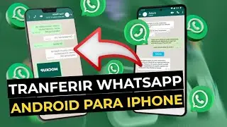Como TRANSFERIR conversas WhatsApp ANDROID para IPHONE ?sem RESET de fábrica!