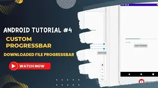 Android Studio Tutorials | how to create a Custom progressbar in android studio
