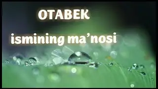 OTABEK ISMINING MA'NOSI 
