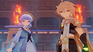 Ayaka x Aether being a couple 🤗 | Genshin Impact Moments