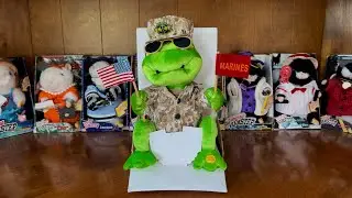 Gemmy PROTOTYPE Military Frogz - “Marines’ Hymn”