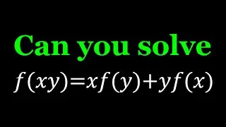 A Functional Equation | f(xy)=xf(y)+yf(x)