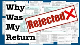 Why was my return Rejected?