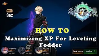 Maximizing XP For Leveling Fodder!! - Epic Seven